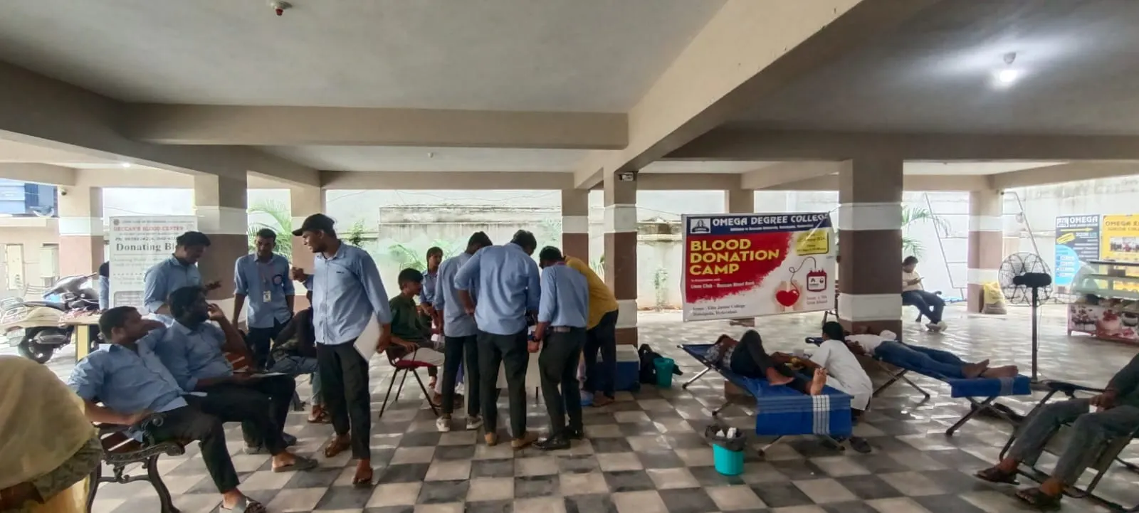 Blood Donation Camp with Deccan's Blood Centre and Lions Club - photo 3