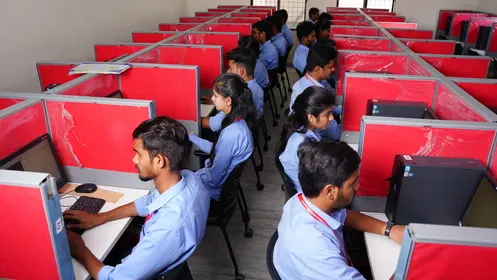 Omega Degree College computer lab infrastructure